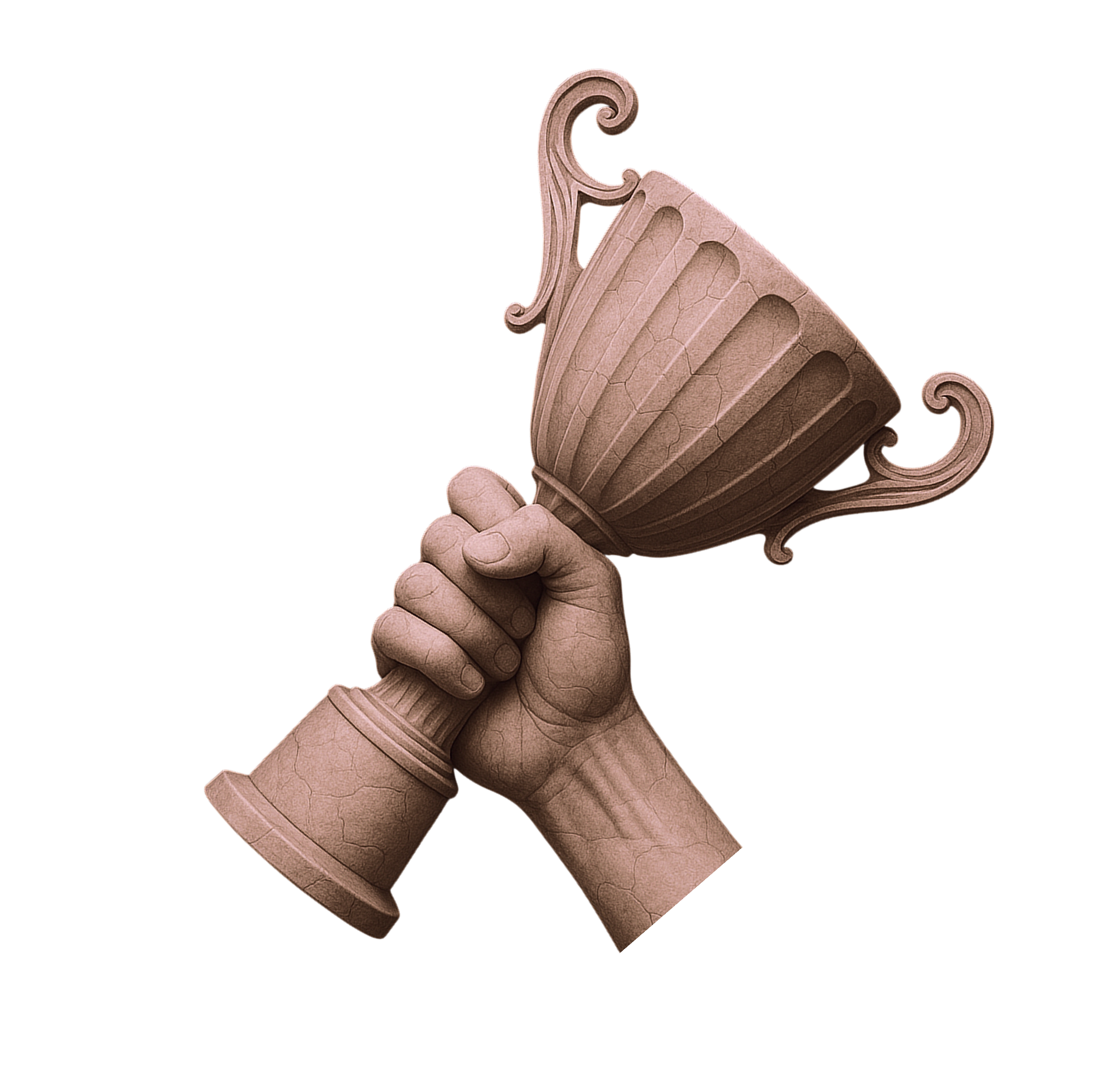 Hand holding a glowing object